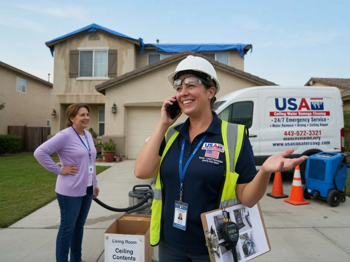 Ceiling Water Damage Restoration Moffit, ND FAQs
